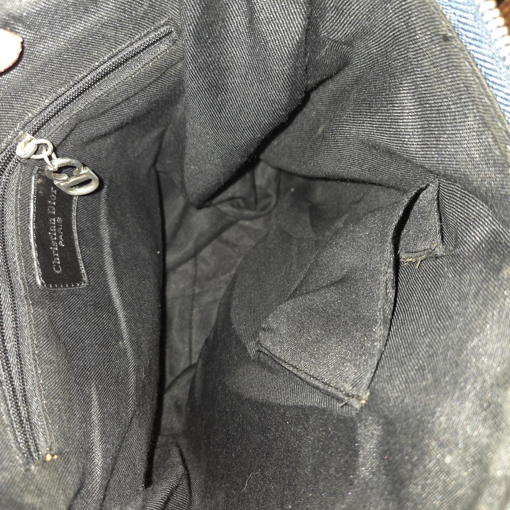 Christian Dior Vintage Monogram Canvas Tote Y2K | Handle Strap Needs Repair - Picture 4 of 9